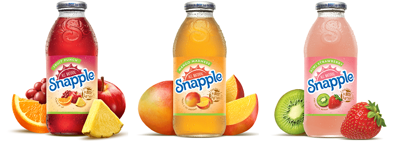 Jus de fruits SNAPPLE (USA)