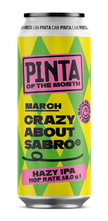 Pinta Crazy About Sabro Hazy IPA 50BO