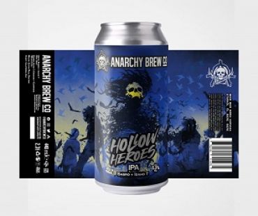 Anarchy Brew. Hollow Heroes IPA 44BO