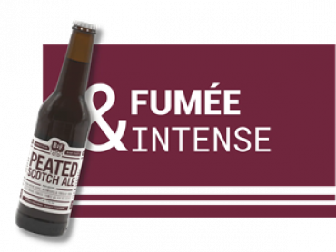 B2F Peated Scotch Ale Ambrée 33P