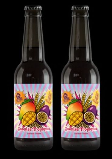 Cap'taine Mousse Collab Couvaloup Saoulés Tropiques Berliner Weisse 33P